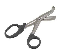 Mabis Healthcare Utility Scissors Precision™ Cut 5-1/2 Inch Length Stainless Steel / Plastic NonSterile Finger Ring Handle Angled Blunt Tip / Blunt Tip - M-472597-1451 - Each