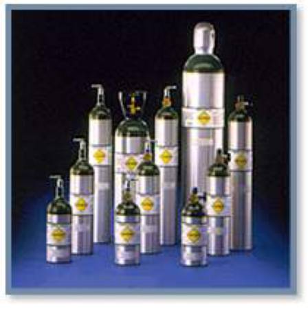 Mada Medical Products Mada Medical Oxygen Cylinder (Filled) Size E Aluminum