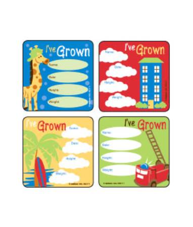 Medibadge Kids Love Stickers® 90 per Unit I've Grown - Boys , Assorted Sticker