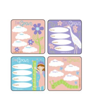 Medibadge Kids Love Stickers® 90 per Unit I've Grown - Girls , Assorted Sticker