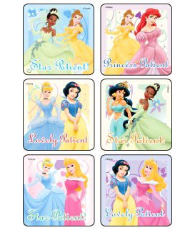 Medibadge Kids Love Stickers® 90 per Unit Disney Princess Patient - New Classics Sticker