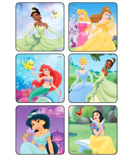 Medibadge Kids Love Stickers® 90 per Unit Disney Princesses New Classics Sticker