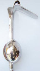 Medgyn Products Vaginal Speculum/Retractor MedGyn Auvard NonSterile Surgical Grade Stainless Steel Medium Single-ended Angled 75° Weighted 2 lbs. Reusable Without Light Source Capability - M-680300-4278 - Each