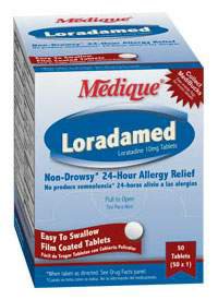 Medique Products Allergy Relief Loradamed 10 mg Strength Tablet 1 per Box