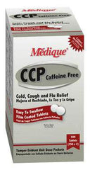 Medique Products Cold and Cough Relief CCP Caffeine Free 325 mg - 200 mg - 5 mg Strength Tablet 100 per Box