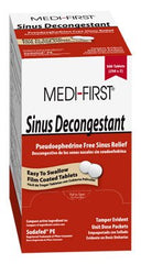 Medique Products Sinus Relief Medi-First® 10 mg Strength Tablet 2 per Pack
