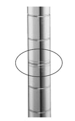Intermetro Industries Post Site-Select™ 74-5/8 Inch H, 4 Lbs, Chrome - M-249305-3987 - Each