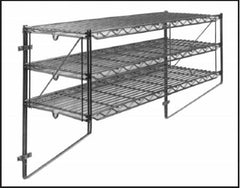 Intermetro Industries Wire Shelving Kit Erecta Shelf® 2 Shelves Wall Mount 12 X 36 Inch