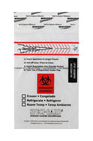 Minigrip Specimen Transport Bag with Document Pouch Speci-Gard® 6 X 10 Inch Polyethylene Adhesive Closure Biohazard Symbol / Storage Instructions / Instructions for Use NonSterile - M-1047425-2993 - Case of 1000