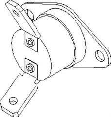 Midmark Sterilizer Thermostat Opens at 295° ± 7° F Temp Rise, Closes At 240° ± 12° F