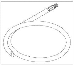 Midmark Midmark® Autoclave Drain Hose Assembly Polypropylene Fitting, Clear PVC tubing