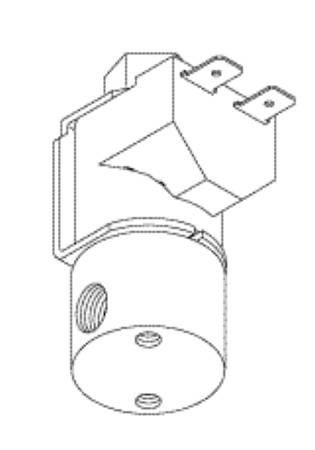 Midmark Air Valve Solenoid 120 VAC / 60 Hz, 1/8 FPT, Piston Style Valve, Brass Body, Viton Seats, 2 Way N.C High Temperature Coil