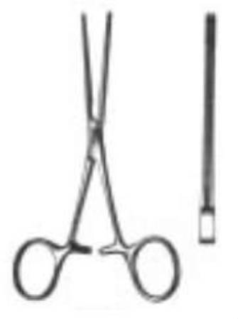 Miltex Bulldog Clamp Miltex® DeBakey 5 Inch Length Stainless Steel - M-564939-2157 - Each