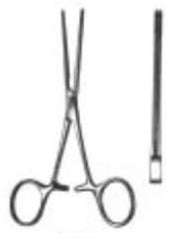 Miltex Bulldog Clamp Miltex® DeBakey 5 Inch Length Stainless Steel - M-564939-2157 - Each