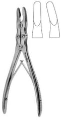 Miltex Rongeur MeisterHand® Ruskin Curved Double Action, Double Spring Plier Type Handle 5 mm Bite X 7-1/4 Inch Length - M-565114-1323 - Each