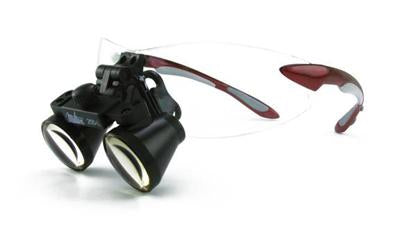 Miltex Magnifier Loupe Red Frame 2.5X Magnification