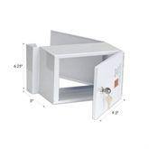 Small Steel Drop Box Small • 9.5"W x 5"D x 6.25"H • Includes removable foam insert ,1 Each - Axiom Medical Supplies