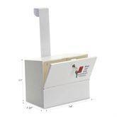 Plastic Drop Box 14"W x 7.25"D x 11"H ,1 Each - Axiom Medical Supplies