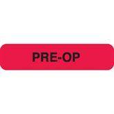 Clerical Medical Labels MarketLab Pre-Op Label, Red PK1000 ,1000 / pk - Axiom Medical Supplies