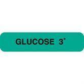 Glucose Tolerance Testing Labels MarketLab 3HR Glucose Label, Green PK1000 ,1000 / pk - Axiom Medical Supplies