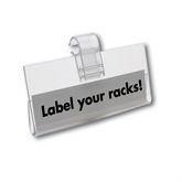MarketLab Wire Rack Labeling System Tube Rack Labeling System ,1 / set - Axiom Medical Supplies