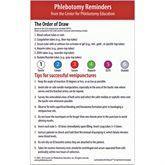 Large Pack of Order of Draw Reminder Cards Large Pack of Cards ,50 / pk - Axiom Medical Supplies