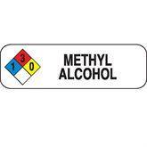 Chemical Hazard Labels MarketLab Methyl Alcohol Label, Multicolor PK250 ,250 / pk - Axiom Medical Supplies