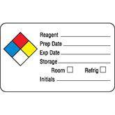 Chemical Hazard Labels MarketLab SDS Reagent Label, Multicolor PK250 ,250 / pk - Axiom Medical Supplies