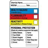 Chemical Hazard Labels MarketLab Chemical Warning Label, Multicolor PK250 ,250 / pk - Axiom Medical Supplies