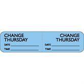 IV Daily Change Labels - Thursday Thursday ,500 / roll - Axiom Medical Supplies