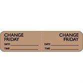 IV Daily Change Labels - Friday Friday ,500 / roll - Axiom Medical Supplies