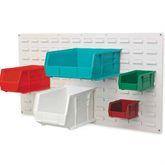 Organizer Bin Mounts Mounting Panel • White • 36"W x 19"H ,1 Each - Axiom Medical Supplies