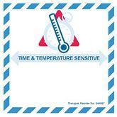 Time and Temperature Sensitive Label Time and Temperature Sensitive Label • 4" W x 4"H ,500 Per Pack - Axiom Medical Supplies