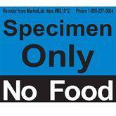 Refrigerator Content Alert Magnets "Specimen Only No Food" Magnet ,2 / pk - Axiom Medical Supplies