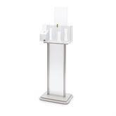 MarketLab DoubleLock Mini Isolation Station Systems Portrait Premium Mini Isolation Station Floor System • 20.25"W x 13.5"D x 57.85"H ,1 Each - Axiom Medical Supplies