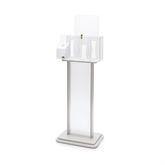 MarketLab DoubleLock Mini Isolation Station Systems Landscape Premium Mini Isolation Station Floor System • 20.25"W x 13.5"D x 55.35"H ,1 Each - Axiom Medical Supplies