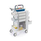 Insight Ergo Phlebotomy Cart with 5" Casters Insight Ergo Phlebotomy Cart with 5" Casters • 25.75"W x 19"D x 42"H ,1 Each - Axiom Medical Supplies
