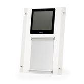 Frosted Acrylic Clock with Document Holder or Dry-Erase Board 15.75"Wx23"H Clock w/ Document Holder or Dry Erase Board ,1 Each - Axiom Medical Supplies