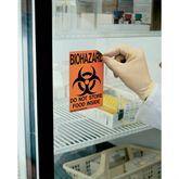 Biohazard Cling MarketLab 5"x5" Biohazard Cling ,1 Each - Axiom Medical Supplies