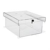 Single Lock Clear Refrigerator Lock Box MarketLab Combi-Cam Clear Refrigerator Lock Box ,1 Each - Axiom Medical Supplies