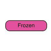 Blood Bank Labels "Frozen" • FL Pink • 1.25"W x 0.3125"H ,760 / pk - Axiom Medical Supplies