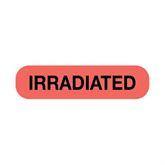 Blood Bank Labels "Irradiated" • FL Red • 1.25"W x 0.3125"H ,760 / pk - Axiom Medical Supplies