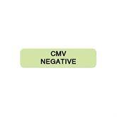 Blood Bank Labels "CMV Negative" • Light Green • 1.25"W x 0.3125"H ,760 / pk - Axiom Medical Supplies