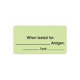 Blood Bank Labels "Unit Negative" • Green • 1.625"W x 0.875"H ,560 / pk - Axiom Medical Supplies