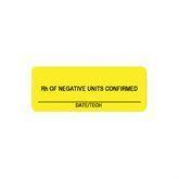 Blood Bank Labels "ABO Group Confirmed" • Yellow • 2.25"W x 0.875"H ,420 / pk - Axiom Medical Supplies