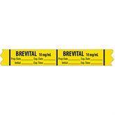 Induction Agent Medication Label Tape MarketLab Brevital Label PK500 ,500 / roll - Axiom Medical Supplies