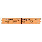 Tranquilizer Medication Label Tape MarketLab Diazepam Label PK500 ,500 / roll - Axiom Medical Supplies