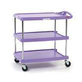 Polymer Allergen Free Utility Cart 3-Shelf ,1 Each - Axiom Medical Supplies