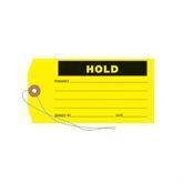 Equipment Tags "Hold" • FL Yellow • 3.13"W x 6.25"H ,50 / pk - Axiom Medical Supplies