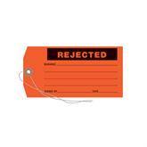 Equipment Tags "Rejected" • FL Red • 3.13"W x 6.25"H ,50 / pk - Axiom Medical Supplies